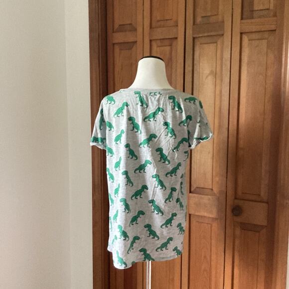 Forever 21 Grey T-Rex Tee, Size XS - Picture 3 of 6